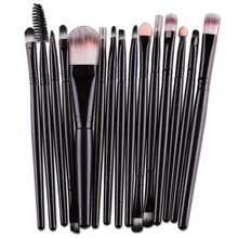 15Pcs Multipurpose Cosmetic Brushes Set Blush Foundation Eyebrow Eye Shadow Liner Lip Contour Concealer Powder Makeup Brush kit