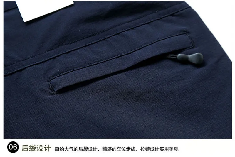 M~3XL 2016 New Spring Mens Plus Size Pants Quick Dry Breathable Long Short Trousers Man Straight Outdoor Waterproof Pantalones (21)