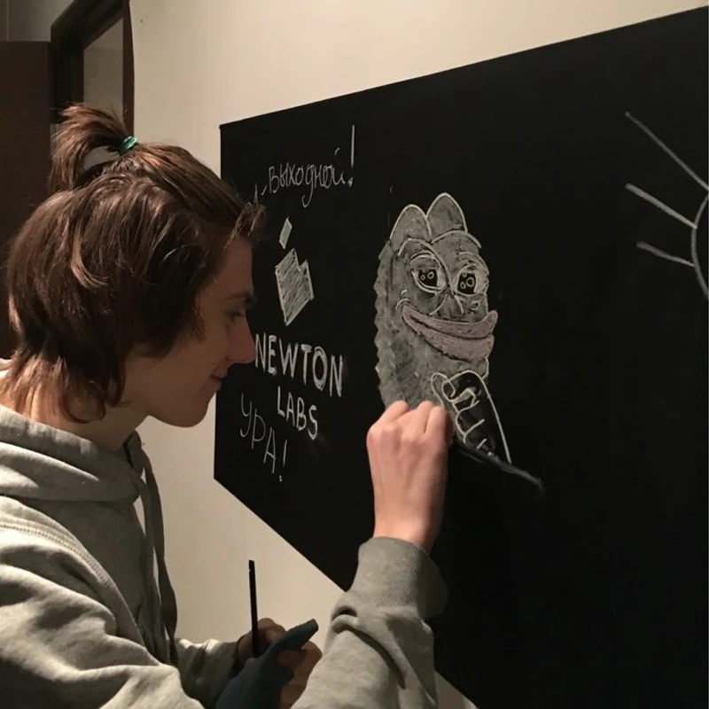 Adesivos de Parede Blackboard Crianças Desenho Brinquedo Vinil Quadro Pintura Giz Parede 60*200 cm