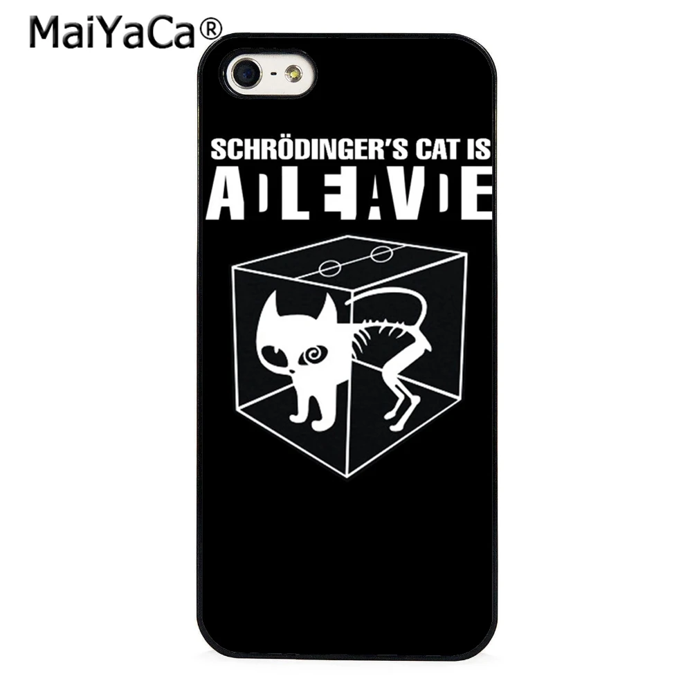 

MaiYaCa The Big Bang Theory Sheldon Cooper Schrodinger 's Cat Phone Case Cover for iPhone 5s 6 6s 7 8 Plus X case for samsung S7