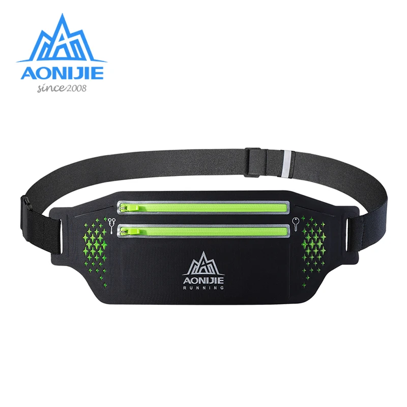 Регулируемый тонкий пояс для бега AONIJIE W946 поясная сумка путешествий марафона