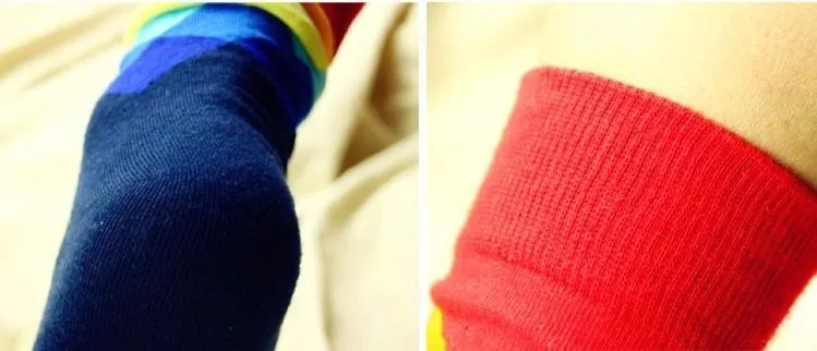 Счастливый Бренд ideasox носки градиентный цвет пункт зима Британский стиль решетки Чистый хлопок чулки мужские гольфы