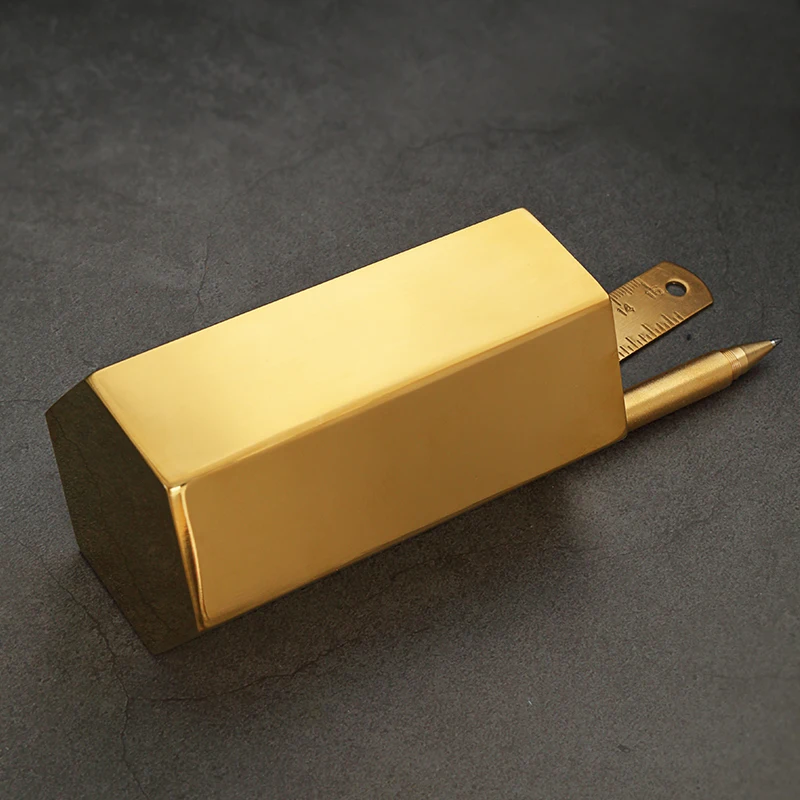 Винтажный медный шестигранник, круглый металлический держатель для ...