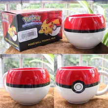 Аниме мультфильм Покемон Poke Ball 3D Figural Кружка Керамическая кофейная чашка с коробкой Хэллоуин косплэй чашки Рождественский подарок