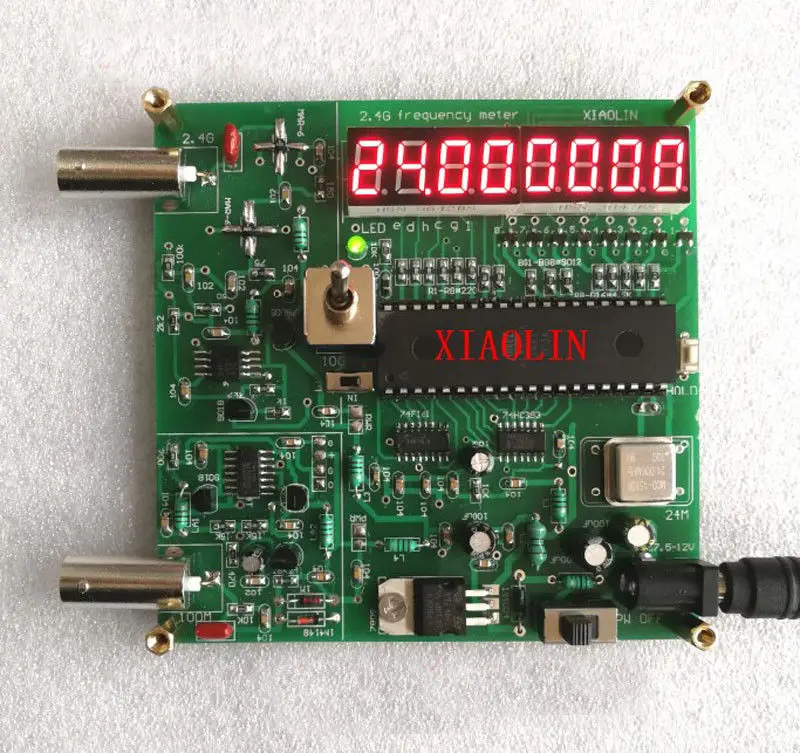 

dykb 2.4 Ghz Digital led frequency Counter meter Crystal oscillator test 8-digit led digital tube