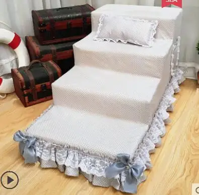 

Removable and washable pet staircase Pet staircase can be customized pet ladder steps