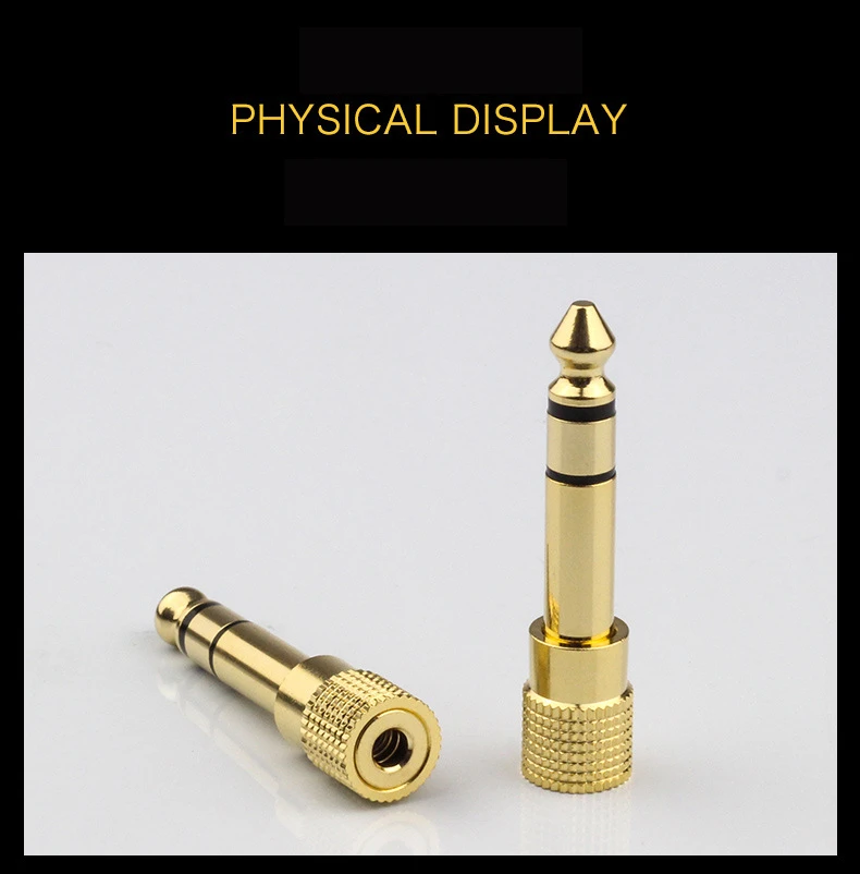 3.5mm to 6.5mm adapter earphone