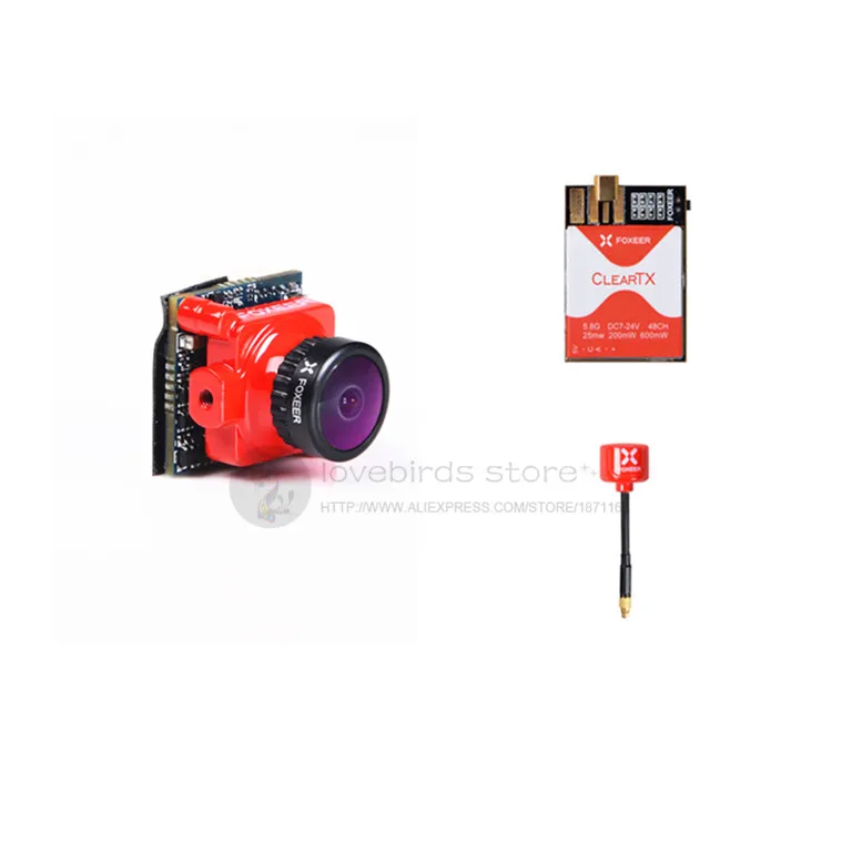 Foxeer FPV combos arrow micro camera + ClearTX 5.8G 48-CH VTX + Lollipop 2 antenna MMCX for DIY FPV mini racing drone