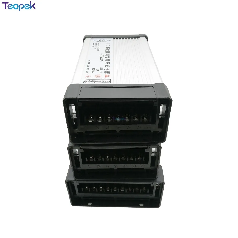 Непромокаемый переключатель Питание IP43 DC12V 60 W 100 W 150 W 200 W 300 W 400 W 12 V светодиодный открытый трансформатор DC 12 V