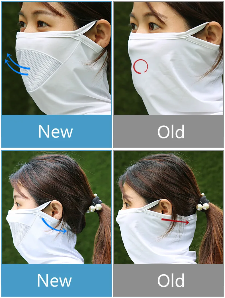 Upgrade Golf Футболка Солнцезащитная одежда удлиненного фасона Женская одежда с маска от солнца Размер s-xl