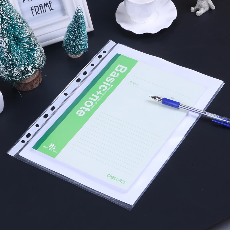 Deli 5712 100 Sheets Office PP Transparent File Cover A4 11 Holes For Binding Fresentation Folder Deli 5712 Deli 5712 100 Sheets Office PP Transparent File Cover A4 11 Holes For Binding Fresentation Folder Deli 5712