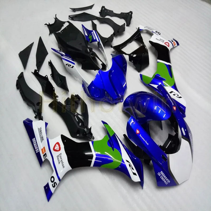 

Custom-made Injection mold blue ABS YZF R1 15-16 motorcycle body kit for Yamaha YZF-R1 2015 2016 year Fairing M2