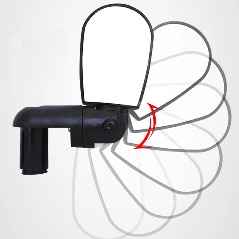 Rotate Bicycle Cycling Bike Back Rear View Handlebar Safety Rearview Mirror Hot