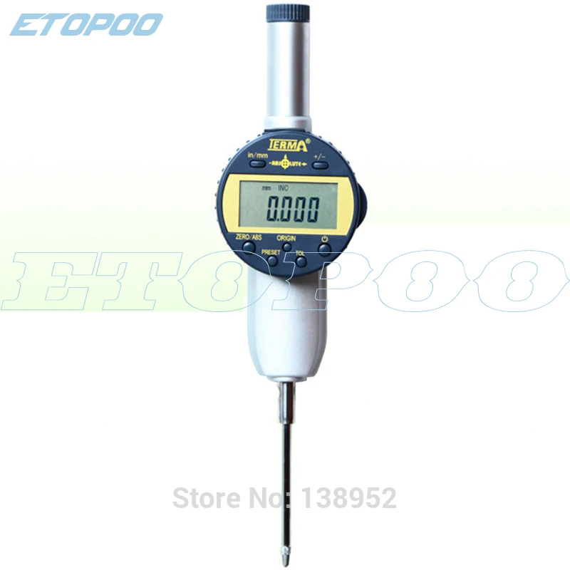 

High quality Terma brand 50mm micron digital indicator electronic indicator 0-50mm 0.001mm