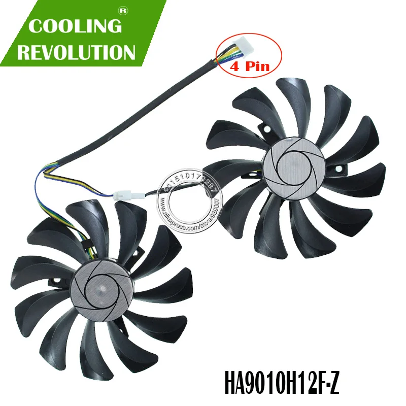 

New 85MM HA9010H12F-Z 4Pin Cooler Fan Replacement For MSI GTX 1060 OC 6G GTX 960 P106-100 P106 GTX1060 GTX960 Graphics Card Fan