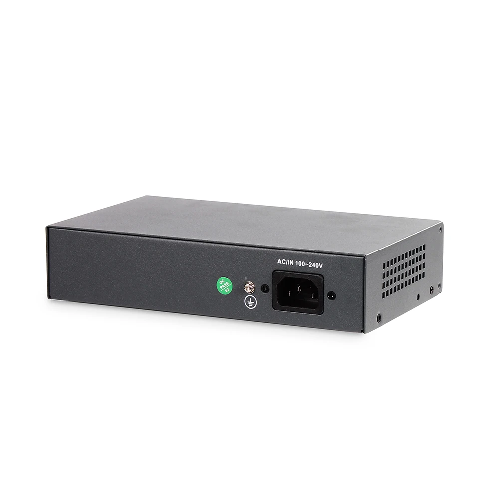YuanLey 8 портов PoE коммутатор 2 порта Uplink 10/100 Мбит/с Poe Plus 802. 3af/at 120 W металлический
