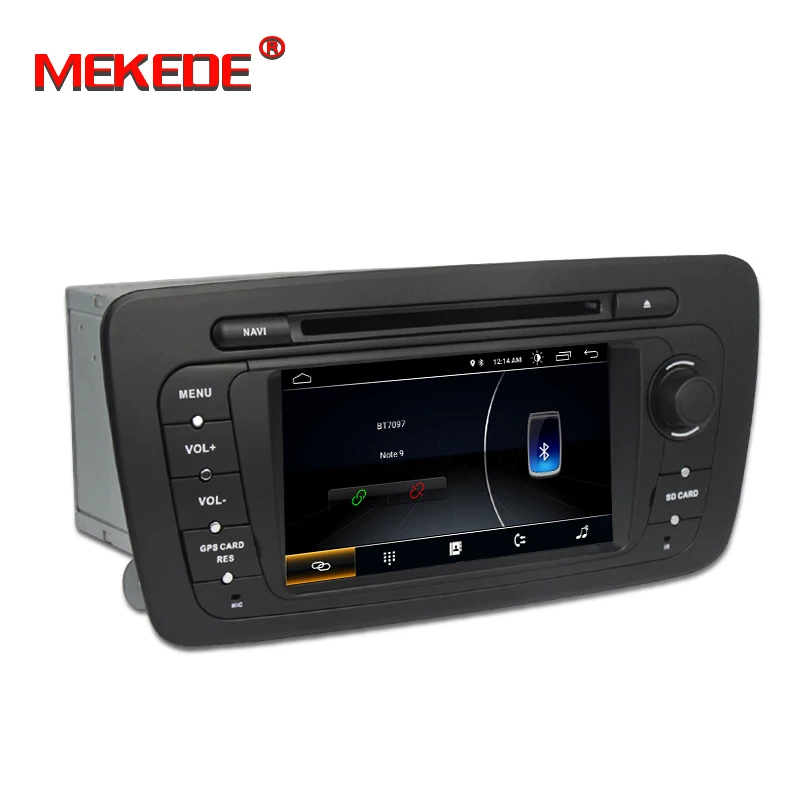 Top New arrival! Mekede android 8.1 Car multimedia system car GPS DVD player for Seat Ibiza 2009 2010 2011 2012 2013 wifi BT RDS FM 5