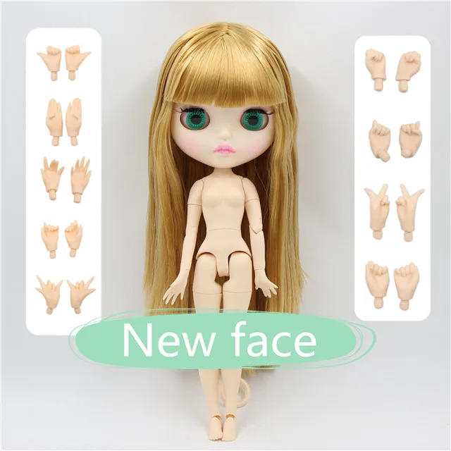 Фабрика blyth кукла 1/6 bjd кукла с одеждой обувь или новое лицо голая кукла 1/6 30 см - Цвет: oily hair