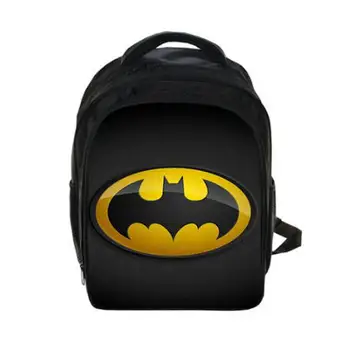 

2018 New Moive Batman prints Backpack Students School Bag For Girls Boys Rucksack mochila Private customize