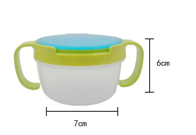 Детские закуски, миска для детей, посуда для хранения еды, антипроливающаяся, 360 вращается, Детская твердая тарелка для кормления, посуда, детский Кормовой Продукт