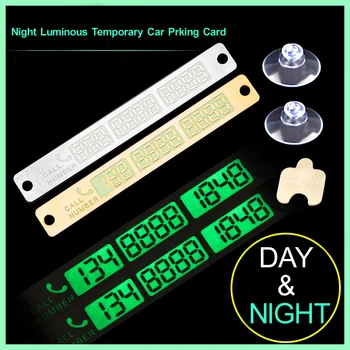 

Temporary Parking Card Luminous Phone Number Card Plate For Ford Focus 2 3 4 Mondeo Fusion Kuga Ecosport Fiesta Falcon EDGE EVOS