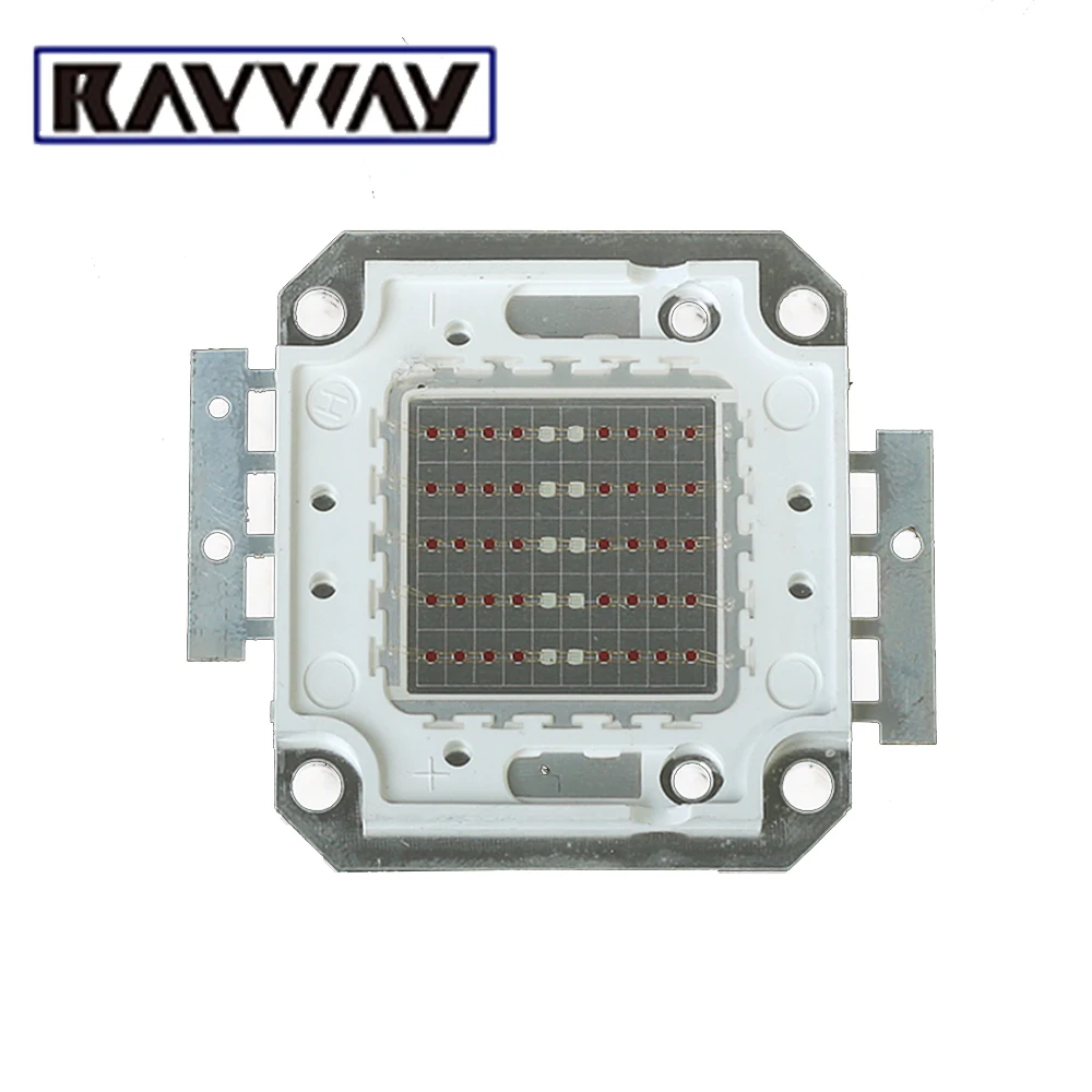 Rayway 5 шт./лот 10 Вт/20 Вт/30 Вт/50 Вт/100 Вт растет свет компонент чип красный 640nm-660nm синий 440nm-460nm завод лампа COB источник света