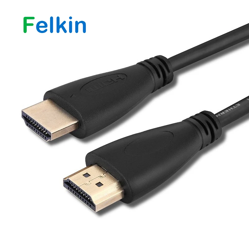 Felkin HDMI Cable HDMI to HDMI Cable 1.4 Version 1080P 3D Gold-Plated HDMI Adapter Male to Male for LCD PC Projector HDTV BOX 1M Felkin HDMI Cable HDMI to HDMI Cable 1.4 Version 1080P 3D Gold-Plated HDMI Adapter Male to Male for LCD PC Projector HDTV BOX 1M