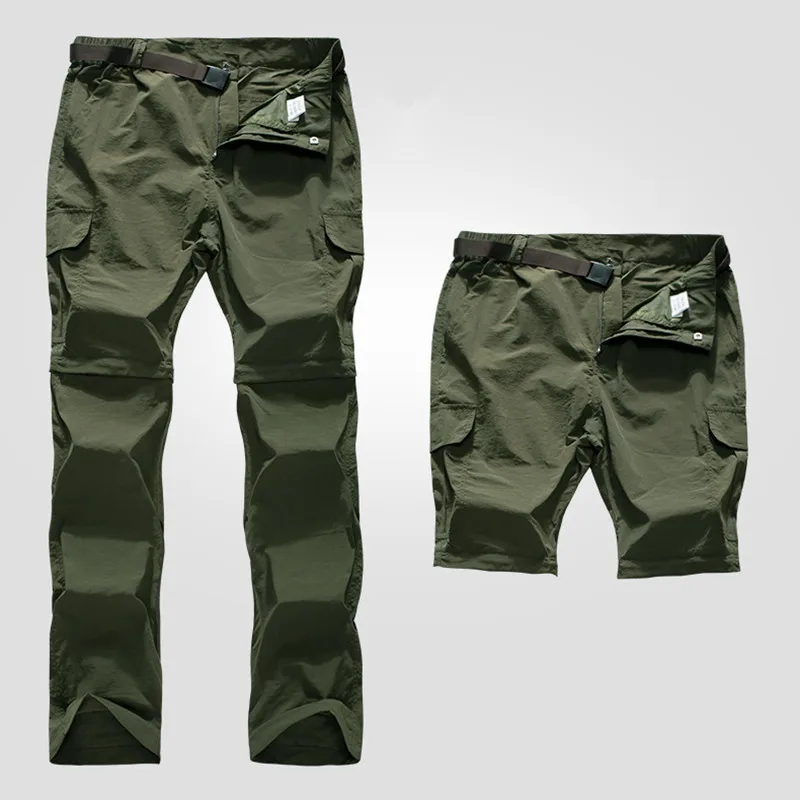 

Clorts Summer Quick-drying Hiking Pants for Men Lightweight Outdoor Trekking Pants Breathable Sport Fishing Pants 1088