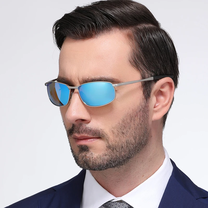 Metal Frame Sun Glasses For Men Polarized Outdoor Uv400 Sunglasses Men Glasses Polarized Driving