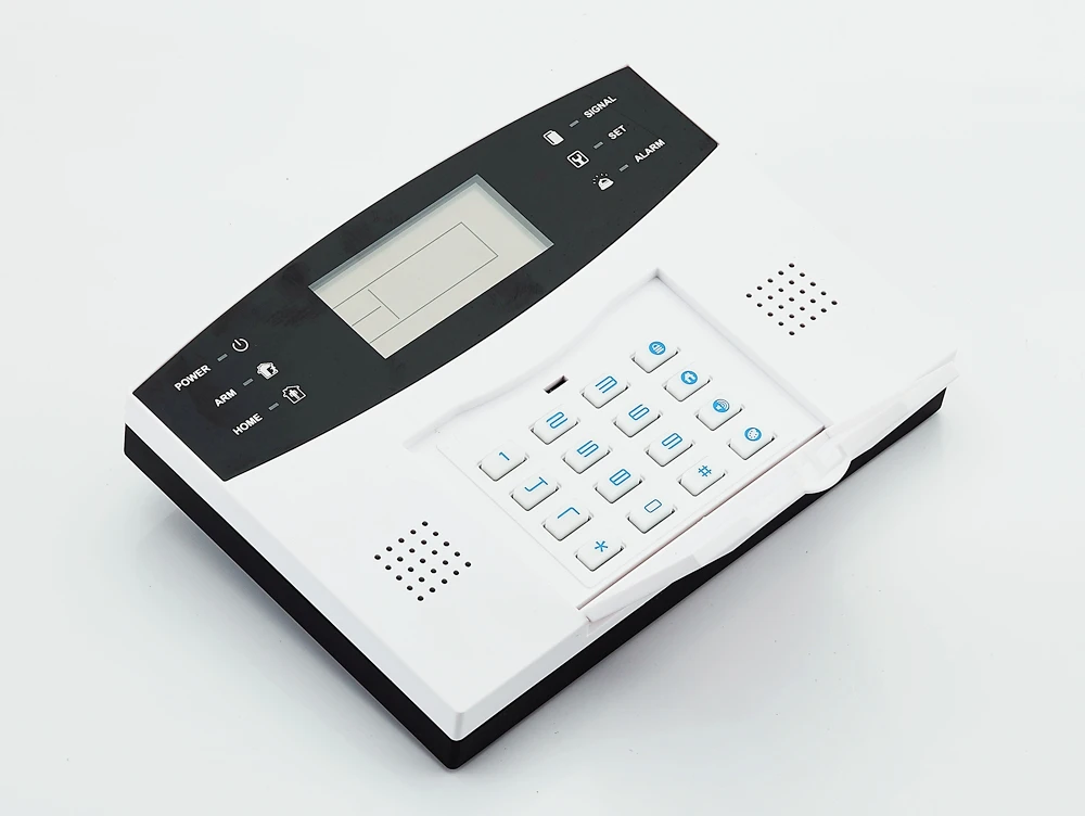 SmartYIBA голосовые подсказки ЖК беспроводной домашней безопасности GSM сигнализация дом сигнализация системы PIR детектор движения + Сирена Рог