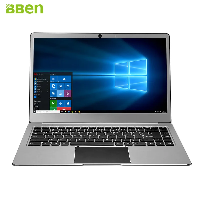 Bben N14W ноутбук 14," ноутбук FHD Предустановленная Win10 Intel Apollo Lake N3450 Четырехъядерный 4 ГБ ОЗУ 64 Гб emmc wifi usb3.0 type-c - Цвет: grey color