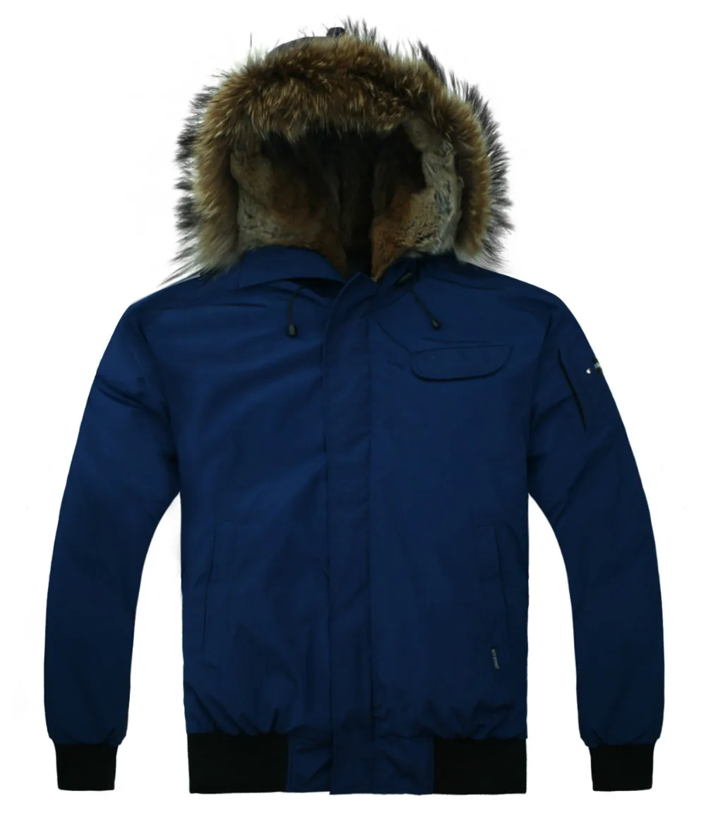 Alaska mens winter jackets and coats,down coat jacket,Navy,wholesale,free shipping-in Parkas