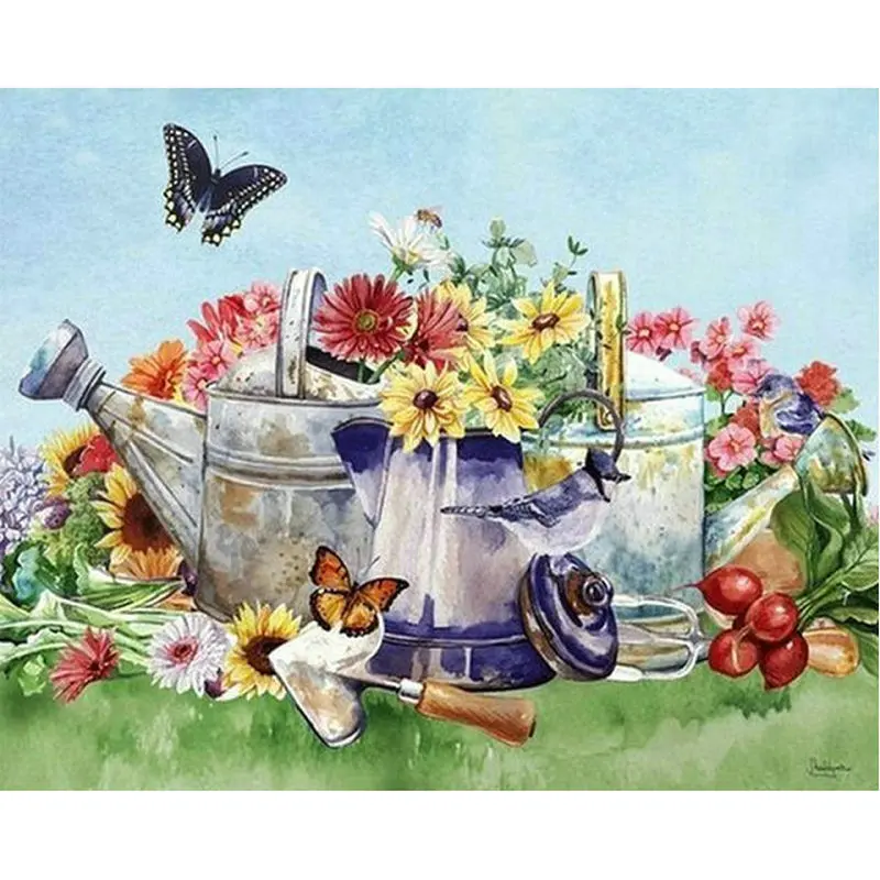 5D Diy Diamond Painting Butterfly sparrow Cross Stitch Resin Stone Pasted Needlework Full square embroidery | Дом и сад