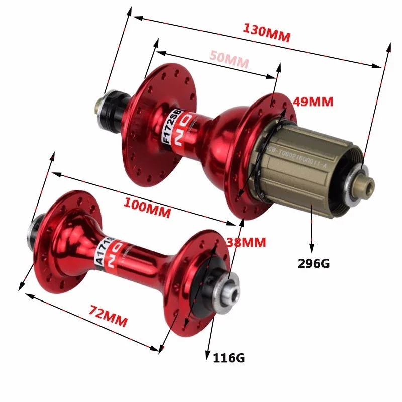 Горячая Novatec A171SB F172SB дорожный велосипед Алюминиевый сплав V тормоза велосипедные ступицы Передние Задние 100 130 мм 11S 20 24 28 32 36 отверстия