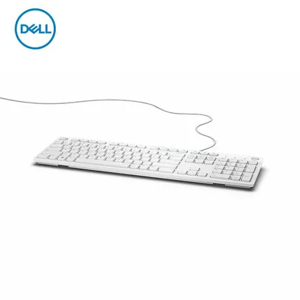 

Dell KB216 keyboard computer desktop office all-in-one laptop home keyboard black / white with USB