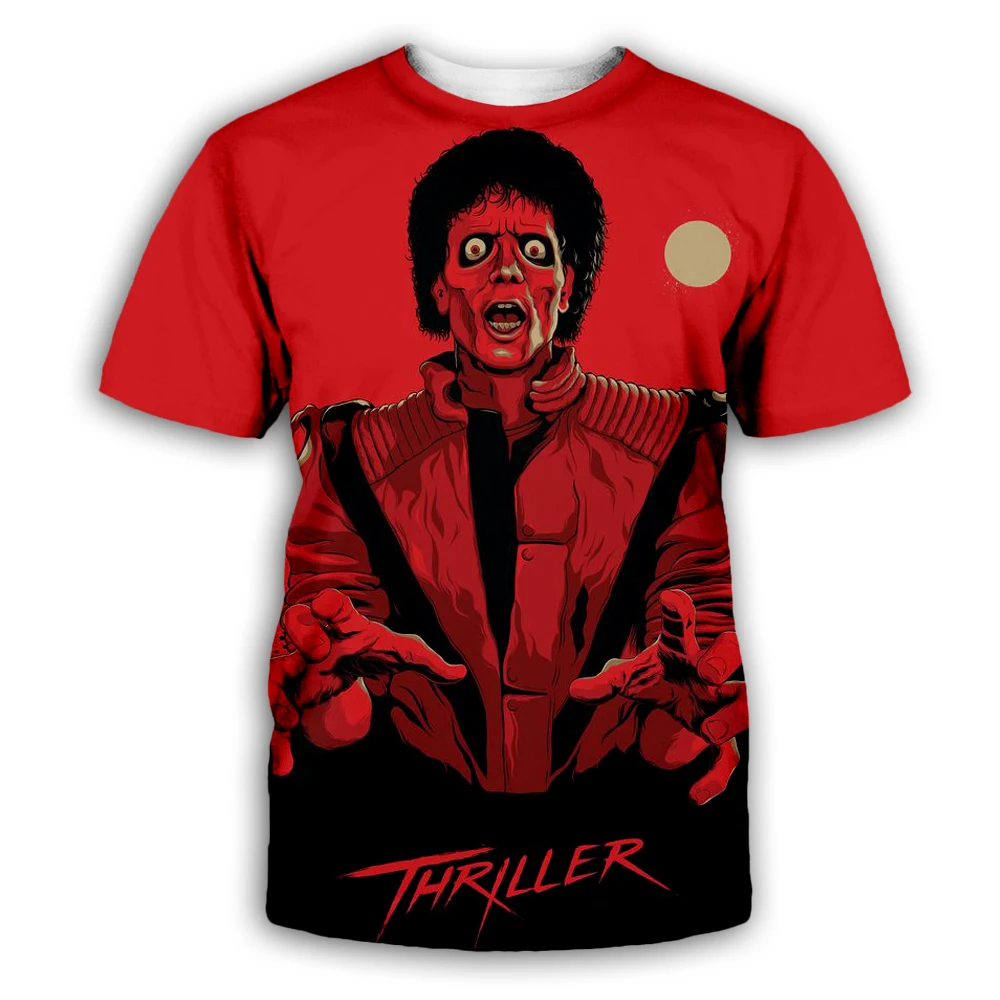 

PLstar Cosmos Tee Shirt Homme Michael Jackson T Shirt Men hip hop T-Shirt Mens Shorts Streetwear Halloween shirt XS-7XL