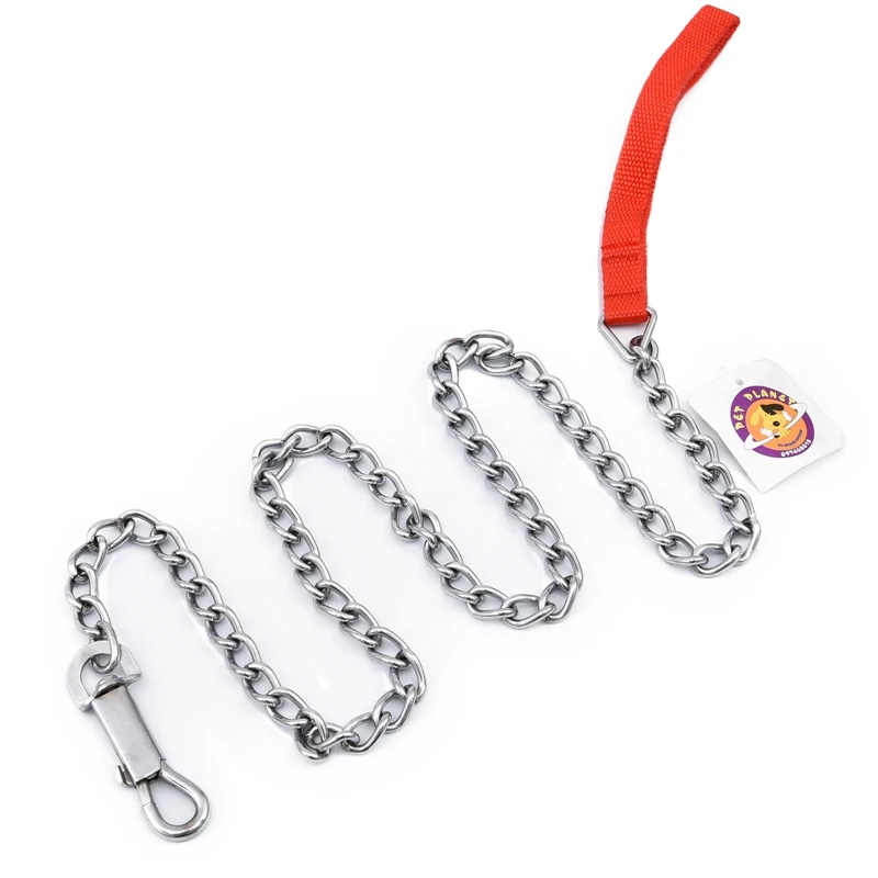 Pet Cat Leash Red Nylon Handle Dog Leash Outdoor Walk Training Safety