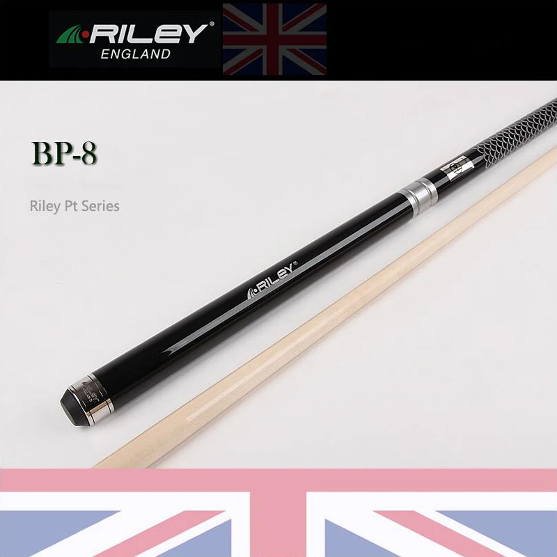 

RILEY PT Series BP-8 Pool Cue Billiard 11.85mm Everest Tip with High-Quality Extension 1/2 Split SS Acculoc Joint A5 Maple Shaft