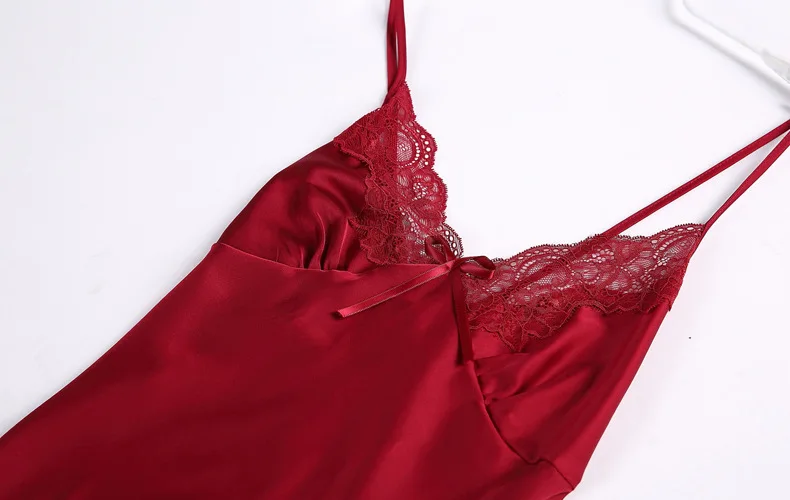 Lisacmvpnel сексуальный кружевной набор женских халатов с v-образным вырезом, ночная рубашка с бретельками, женский халат высокого качества