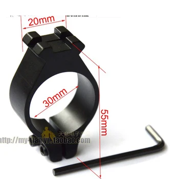 

20mm Weaver Picatinny Rail Mount Scope Barrel Mount 30mm scope Ring Weaver Picatinny Rail Scope Mount Ring Adapter torch mount