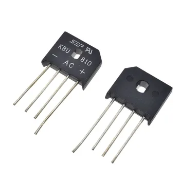 

10PCS KBU-810 8A 1000V diode bridge rectifier new and original IC
