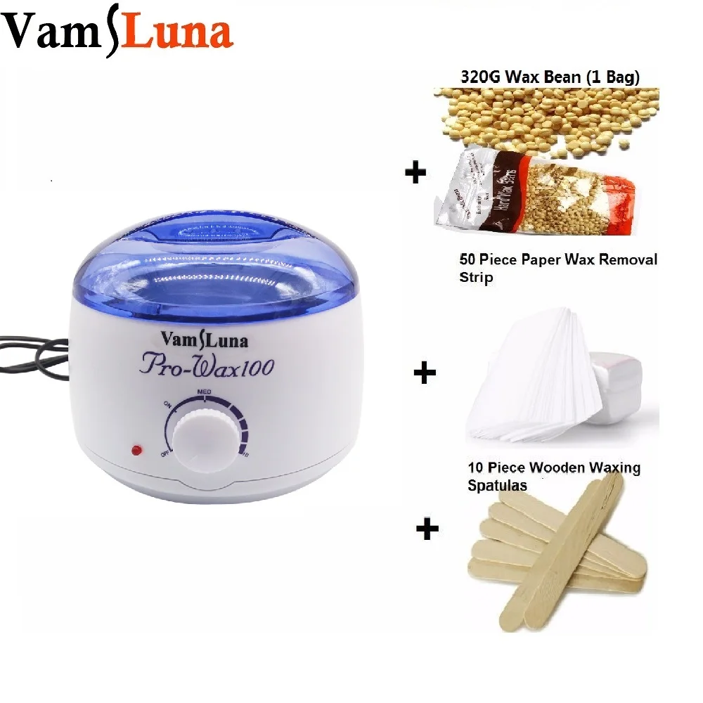 Wax heater & Depilatory Waxing Kit 500ML Wax Warmer Pot, 250g Wax Bean