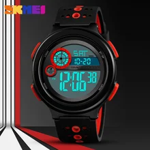 SKMEI 1374 Для мужчин Открытый спортивные часы Таймер Секундомер Дисплей хронограф 50 м Водонепроницаемый часы наручные Relogio Masculino