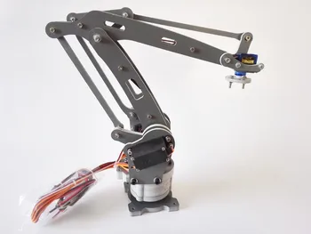 

The Newest 4 Axis Robot Arm 4 Dof Robotic Mechanical Manipulator Stacker Servo IRB460 Industrial Manipulator Model RC Toy