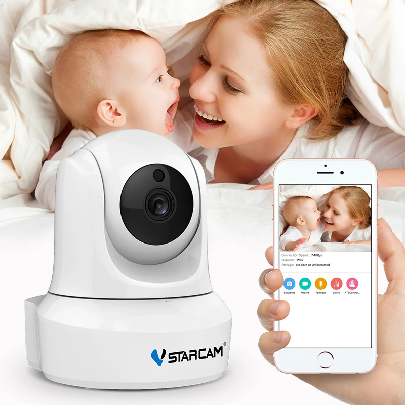bilder für VStarcam Video Baby Monitor über iOS/Android Telefon Drahtlose Verbessern Nachtsicht 2 Way Audio Überwachung Sicherheit Baby-kamera IP bilder für VStarcam Video Baby Monitor über iOS/Android Telefon Drahtlose Verbessern Nachtsicht 2 Way Audio Überwachung Sicherheit Baby-kamera IP