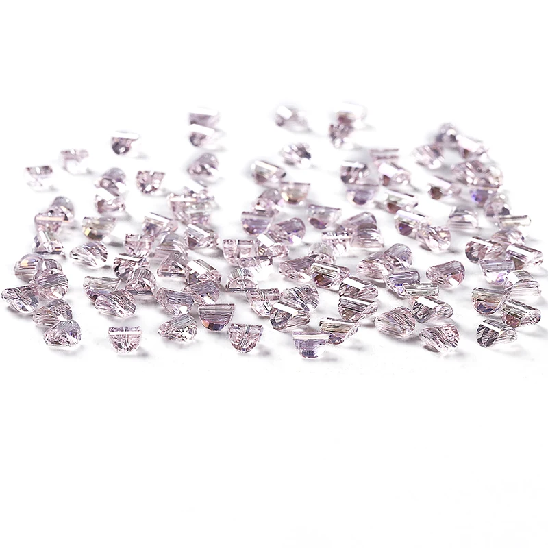 

Hemisphere Crystal Beads purple AB 10pcs 6mm Austria Crystal Hemisphere Semicircle Charm Glass Loose Beads DIY Jewelry Making C5