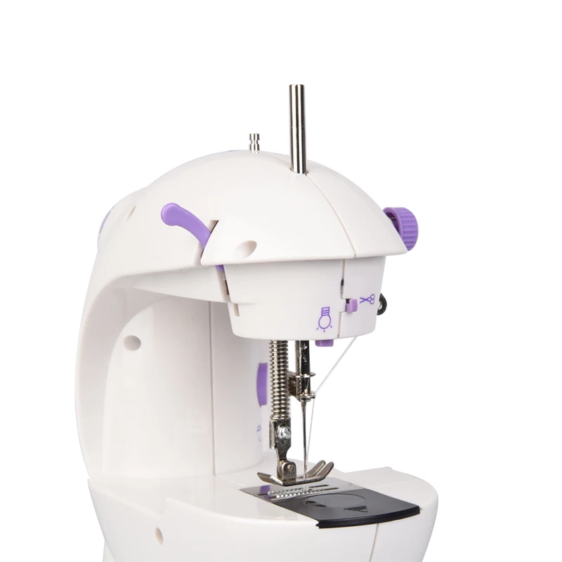 

Electric Mini Hand Foot Pedal Sewing Machines with Bobbins Sewing Kit Sewing Accessories Adjustment Handheld Sewing Machine