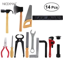 14 шт. Инструменты для ремонта моделирования ролевые игры играть в обучение Обучающий игровой набор игрушка для обслуживания детей