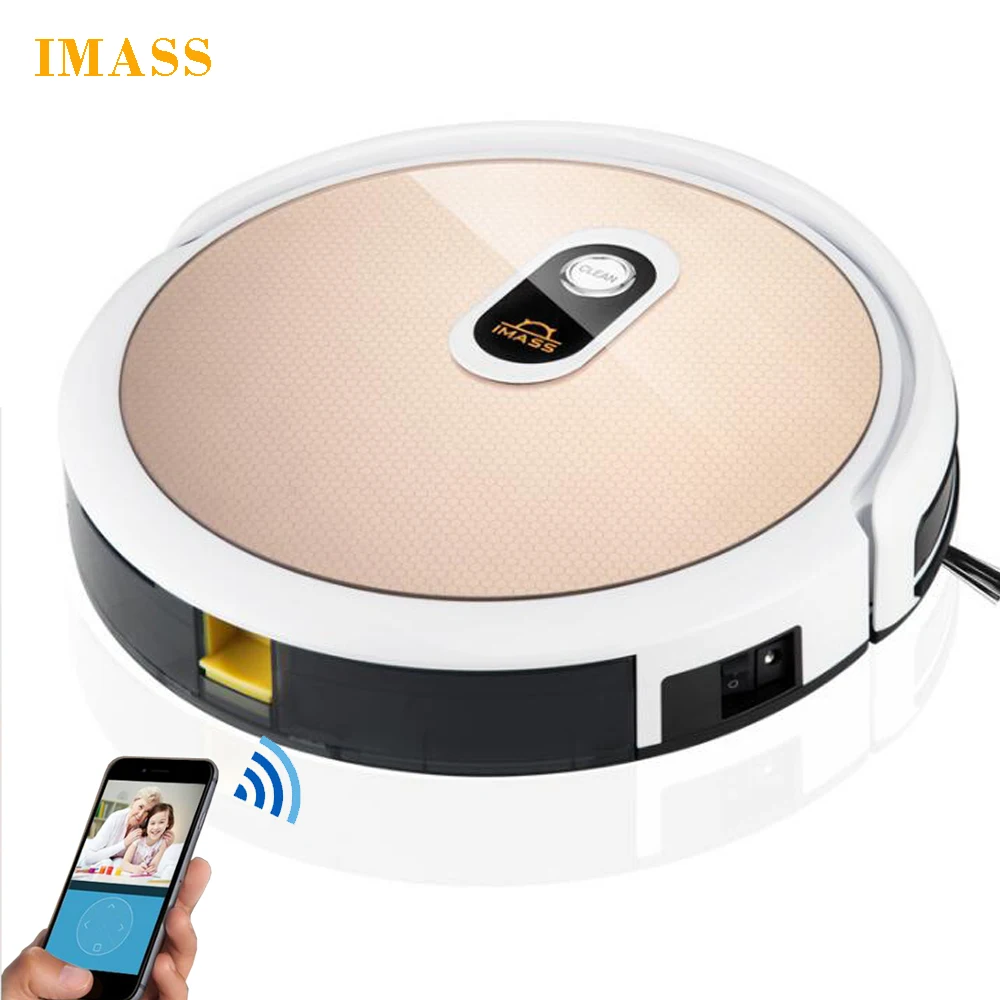 

IMASS New A3KG 1200PA Robot Vacuum Cleaner With App Remote Control Gyro Navigation Induction Water Tank 350ML