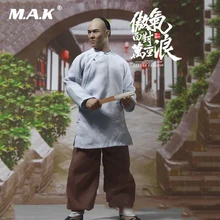 1/6 Full Set Collectible IFT-023 A Master Of Kung Fu Jet Li Wong Fei-hung Normal Version Action Figure for Fans Collection Gifts